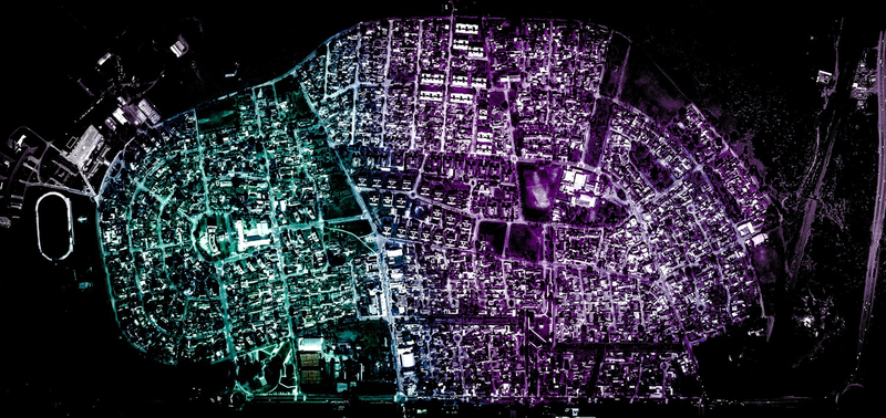 Illustration for article titled These Stunning Geometric Patterns Were Created From Google Earth Images
